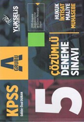 Yetki Yayınları KPSS A Grubu Hukuk, İktisat, Maliye, Muhasebe 5 Çözümlü Deneme Sınavı - Yetki Yayınları