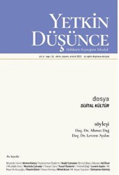 Yetkin Düşünce Dergisi Yıl: 6 Sayı 24 - Ekim, Kasım, Aralık 2023 - Yetkin Düşünce Dergisi