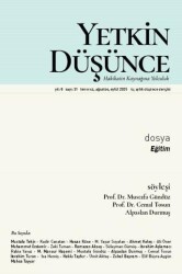 Yetkin Düşünce Dergisi Yıl: 8 Sayı 31 - Temmuz, Ağustos, Eylül 2025 - Yetkin Düşünce Dergisi