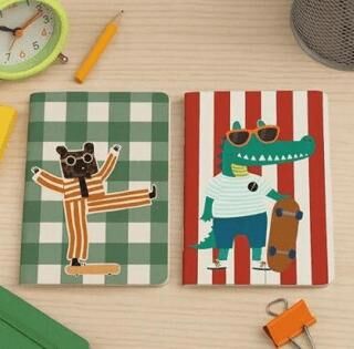 Yıldız Defter 2Li Not Defteri Sevimli Hayvanlar Baskılı - 1