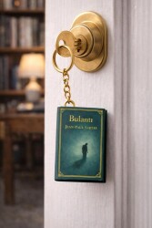 Yıldız Defter 4,5x7cm Kitap Anahtarlık - Bulantı - Yıldız Defter