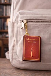 Yıldız Defter 4,5x7cm Kitap Anahtarlık - Fahrenheit 451 - 4