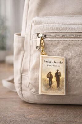 Yıldız Defter 4,5x7cm Kitap Anahtarlık - Fareler Ve İnsanlar - 2