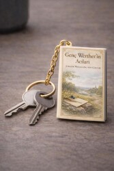 Yıldız Defter 4,5x7cm Kitap Anahtarlık - Genç Werther'in Acıları - Yıldız Defter