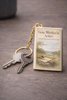 Yıldız Defter 4,5x7cm Kitap Anahtarlık - Genç Werther'in Acıları - 1