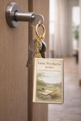 Yıldız Defter 4,5x7cm Kitap Anahtarlık - Genç Werther'in Acıları - 3