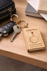 Yıldız Defter 4,5x7cm Kitap Anahtarlık - Küçük Prens - 2