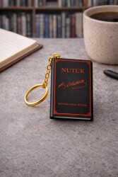 Yıldız Defter 4,5x7cm Kitap Anahtarlık - Nutuk - Yıldız Defter