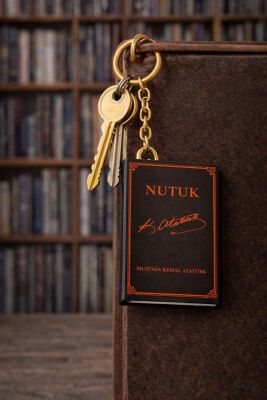 Yıldız Defter 4,5x7cm Kitap Anahtarlık - Nutuk - 3