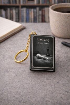 Yıldız Defter 4,5x7cm Kitap Anahtarlık - Satranç - 1