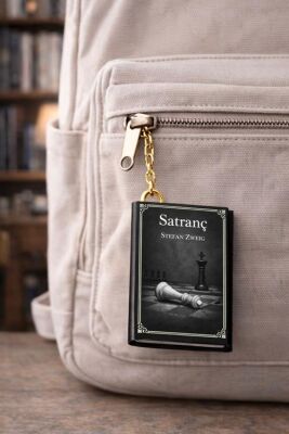 Yıldız Defter 4,5x7cm Kitap Anahtarlık - Satranç - 4