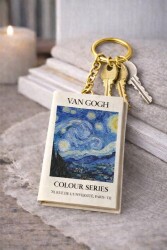 Yıldız Defter 4,5x7cm Kitap Anahtarlık - Van Gogh Colour Series - Yıldız Defter