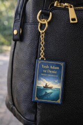 Yıldız Defter 4,5x7cm Kitap Anahtarlık - Yaşlı Adam Ve Deniz - Yıldız Defter