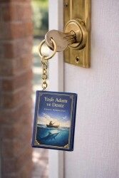 Yıldız Defter 4,5x7cm Kitap Anahtarlık - Yaşlı Adam Ve Deniz - 2