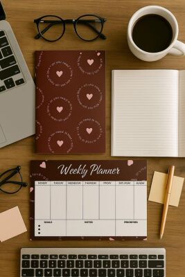 Yıldız Defter A4 Defter ve Planlayıcı Set All You ls Love - 1