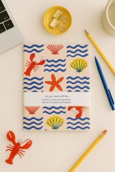 Yıldız Defter A4 Defter Ve Planlayıcı Set Karides & Deniz Kabuğu - 2