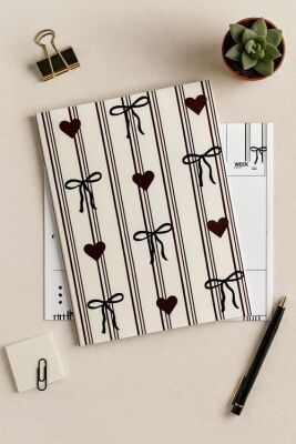 Yıldız Defter A4 Defter Ve Planlayıcı Set Kurdele Baskılı - 4