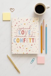 Yıldız Defter A4 Defter ve Planlayıcı Set Love Confetti - 2