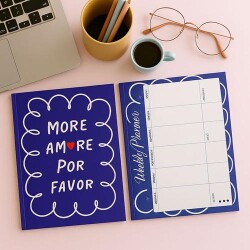 Yıldız Defter A4 Defter Ve Planlayıcı Set Mor Amore Por Favor - 3