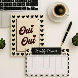 Yıldız Defter A4 Defter Ve Planlayıcı Set Qui Qui - Yıldız Defter