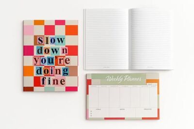 Yıldız Defter A4 Defter ve Planlayıcı Set Slow Down You`Re Doing Fine - 2