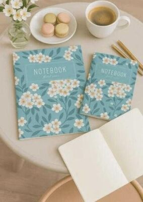 Yıldız Defter Floral Seri No:1 Notebook 2 In 1 - 1