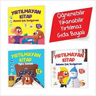 Yırtılmayan Kitap Serisi - Ceviz Çiğnenebilir, Yıkanabilir, Yırtılmaz, Gıda Boyalı - 1