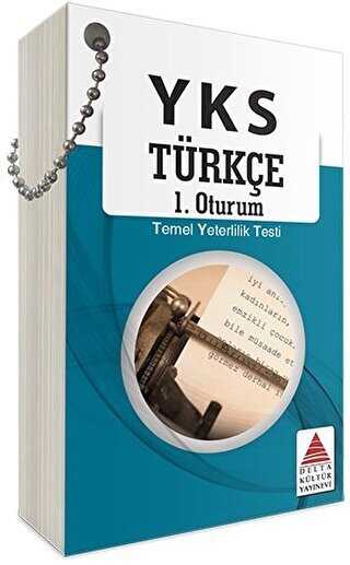 Delta Kültür Yayınevi YKS 1.Oturum Türkçe Kartları TYT