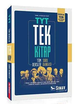 Sınav Yayınları TYT Tek Kitap Tüm Dersler Soru Bankası