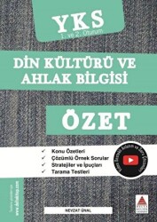 Delta Kültür Yayınevi TYT-AYT YKS 1. ve 2. Oturum Din Kültürü ve Ahlak Bilgisi Özet - Delta Kültür Yayınevi