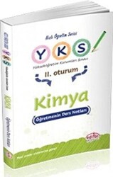 Editör Yayınevi YKS 1. ve 2. Oturum Kimya Öğretmenin Ders Notları - 2