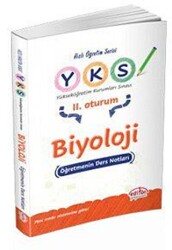 Editör Yayınevi YKS 2. Oturum Biyoloji Öğretmenin Ders Notları - Editör Yayınevi