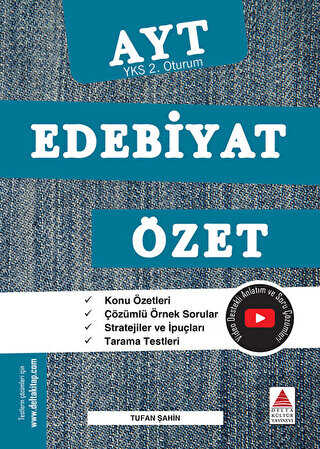 Delta Kültür Yayınevi AYT YKS 2. Oturum Edebiyat Özet