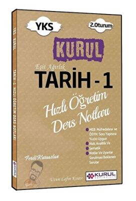 Kurul Yayıncılık YKS 2. Oturum Tarih 1 Hızlı Öğretim Ders Notları - 1