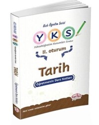 Editör Yayınevi YKS 2. Oturum Tarih Öğretmenin Ders Notları - Editör Yayınevi