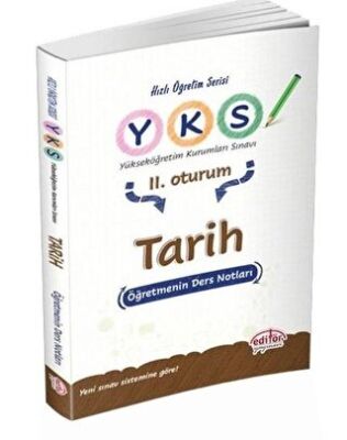 Editör Yayınevi YKS 2. Oturum Tarih Öğretmenin Ders Notları - 1