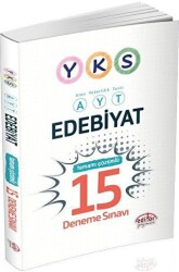 Editör Yayınevi YKS - AYT Edebiyat Çözümlü 15 Deneme - Editör Yayınevi