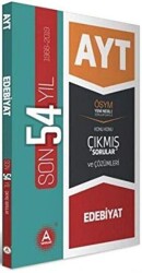 A Yayınları YKS AYT Edebiyat Son 54 Yıl Çıkmış Sorular ve Çözümleri - A Yayınları