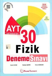 Palme YKS AYT Fizik 30 Deneme Sınavı - Palme Yayınları