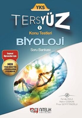 Nitelik Yayınları Nitelik YKS TYT AYT Biyoloji Tersyüz Soru Bankası - 1