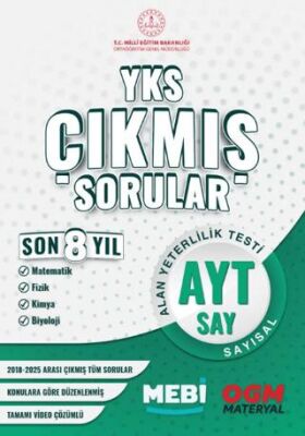YKS Çıkmış Sorular AYT Sayısal Son 8 Yıl 2018-2025 MEB OGM - 1