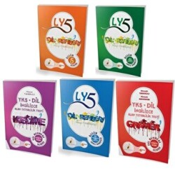 Pelikan Tıp Teknik Yayıncılık YKS Dil Rehberi Seti Kısa Cevaplı Açık Uçlu Soru Bankası, 5 Deneme, Soru Bankası, Gramer, Kelime 5 Kitap Set - Pelikan Tıp Teknik Yayıncılık