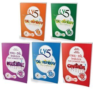 Pelikan Tıp Teknik Yayıncılık YKS Dil Rehberi Seti Kısa Cevaplı Açık Uçlu Soru Bankası, 5 Deneme, Soru Bankası, Gramer, Kelime 5 Kitap Set - 1