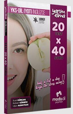 Modadil Yayınları YKS-DilYDT İngilizce Yarım Elma 20x40 Mini Test - 2