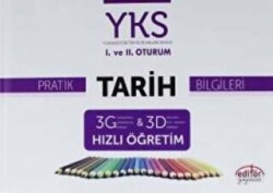 Editör Yayınevi YKS I. ve II. Oturum Pratik Tarih Bilgileri 3G 3D - Editör Yayınevi
