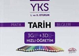 Editör Yayınevi YKS I. ve II. Oturum Pratik Tarih Bilgileri 3G 3D - 1