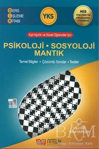 Nitelik Yayınları Nitelik YKS AYT Psikoloji Sosyoloji Mantık Ders İşleme Kitabı
