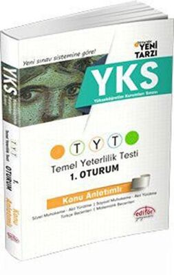 Editör Yayınevi YKS Temel Yeterlilik Testi 1. Oturum Konu Anlatımlı - 1