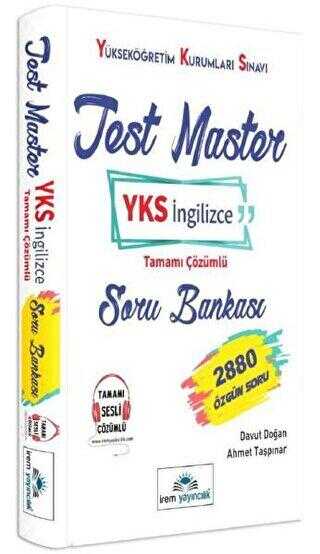 Test Master YKS İngilizce Tamamı Çözümlü Soru Bankası