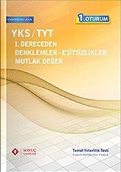 Sonuç Yayınları YKS - TYT 1. Derece Denklem Eşitsizlikler ve Mutlak Değer - Sonuç Yayınları